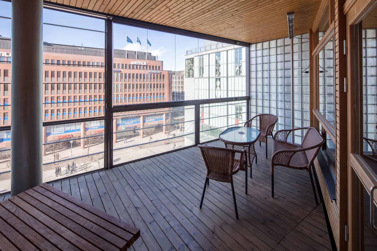 Apartament City Center Park View Studio With Sauna And Balcony Helsinki Zewnętrze zdjęcie